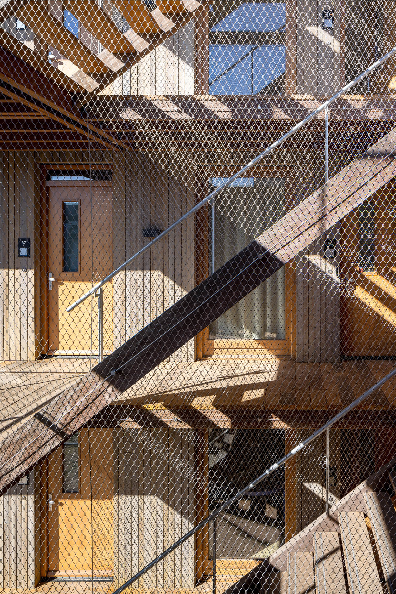 Juf Nienke stairs in house 