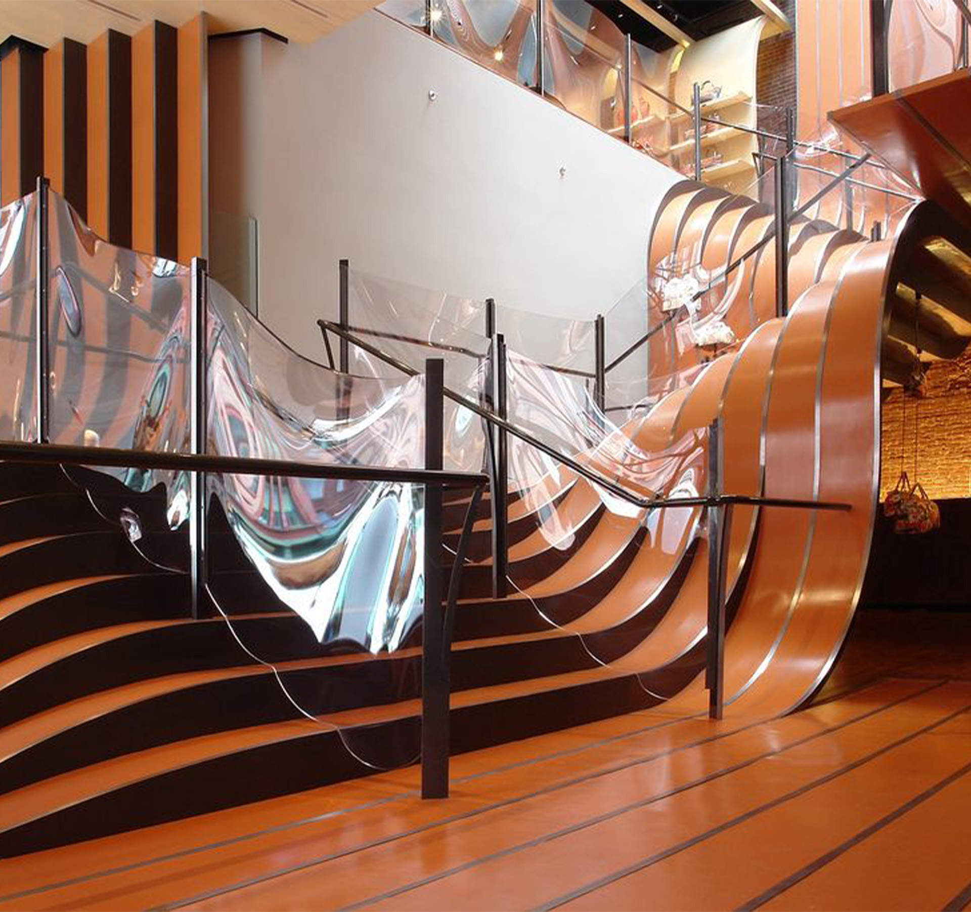 Stairs at Longchamp NYC