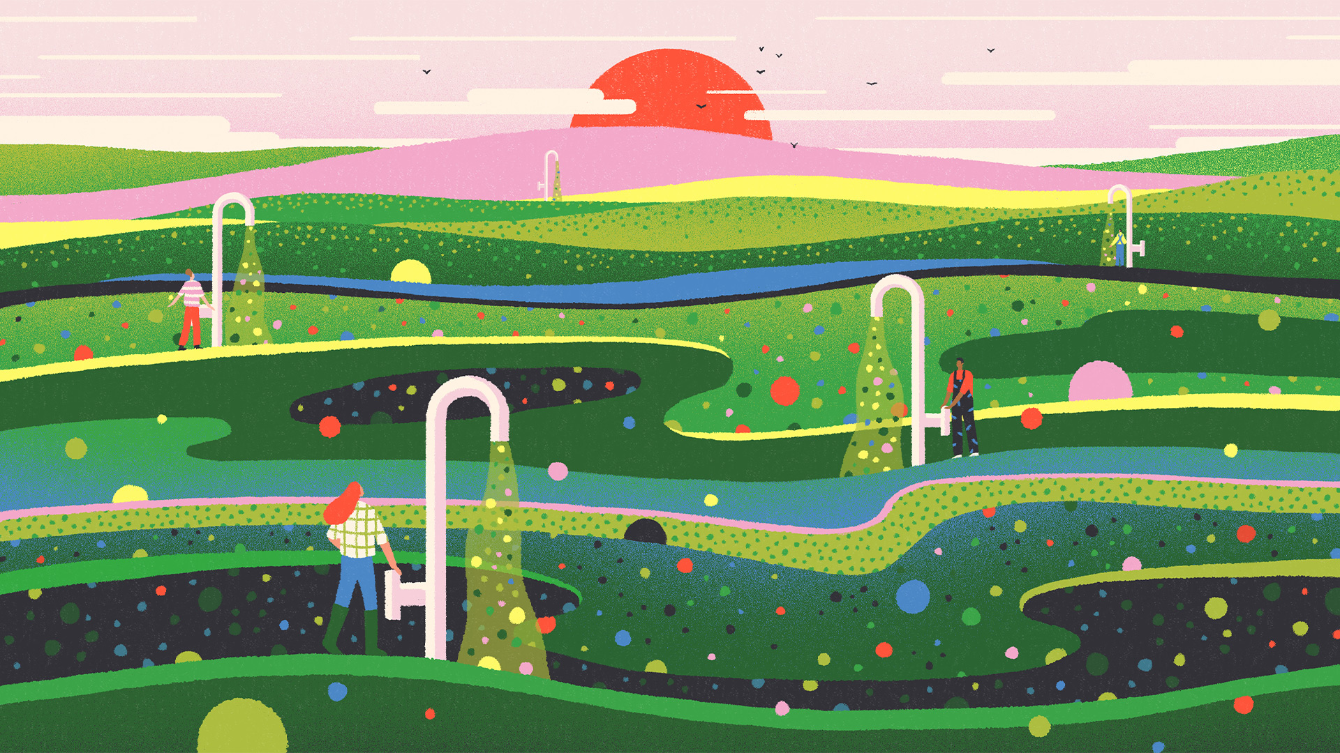 Illustration of soil as bathtub (C) YUKAI DAI