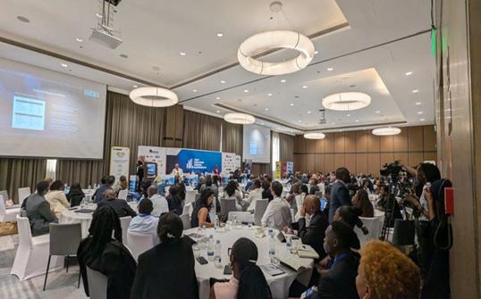 Attendees sat at the RICS in Kenya Cross professional collaboration event