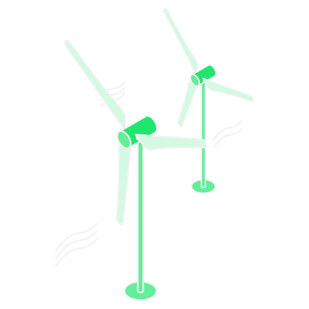 Wind farm graphic