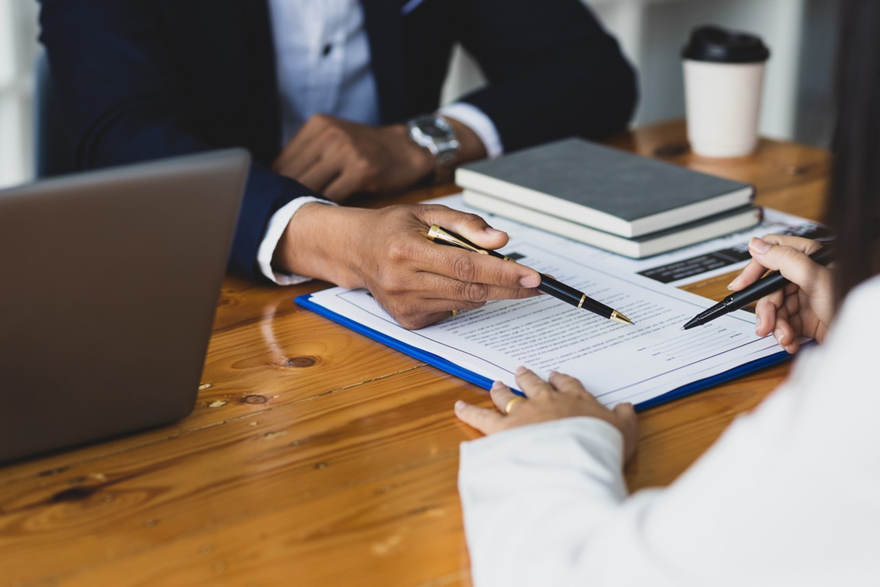 Signing and signature contract agreement document.; Shutterstock ID 2230300247; purchase_order: N/A; job: RICS Mediation, Expert Witness & DRS Imagery; client: RICS_PP; other: 