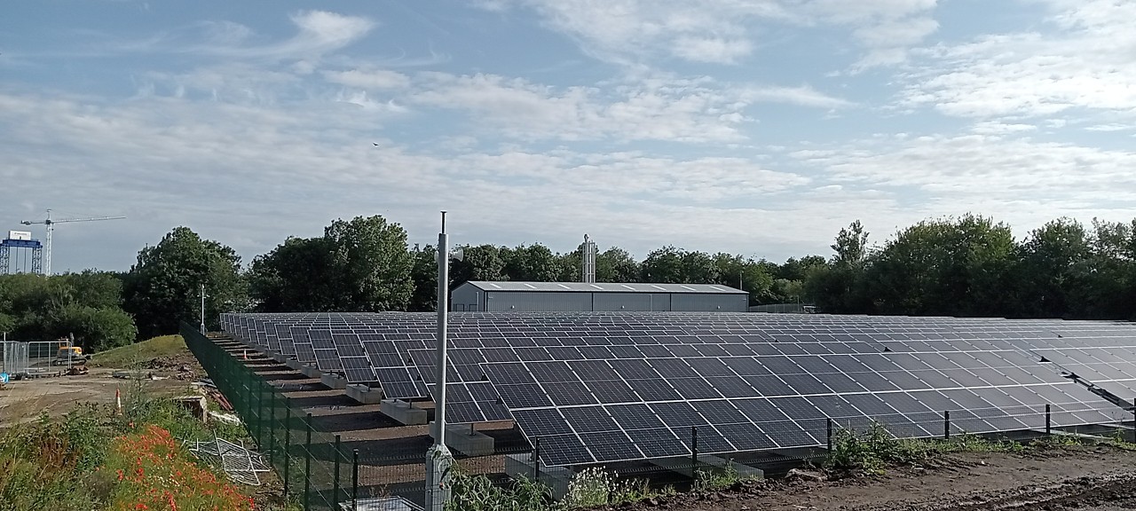 Photo of The Viking Energy Network Jarrow (VENJ), South Tyneside Council’s (STC) cutting-edge renewable energy scheme.