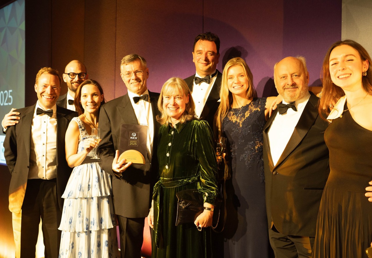 Lifetime winner Julian Lyon and Guests